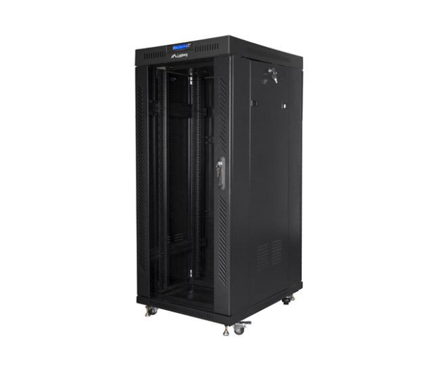 Lanberg Stojąca 19" 27U 600x800mm LCD (czarna) - 704974 - zdjęcie 2